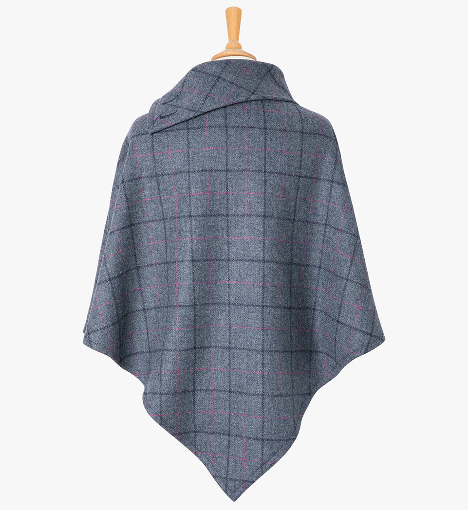 Tweed Poncho - Harriet